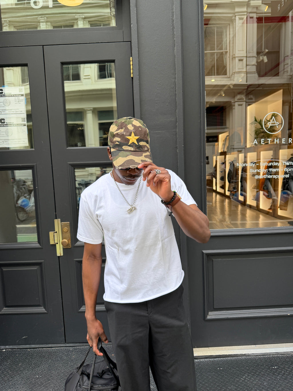 "AVANT TOI" ARMY BASEBALL CAP