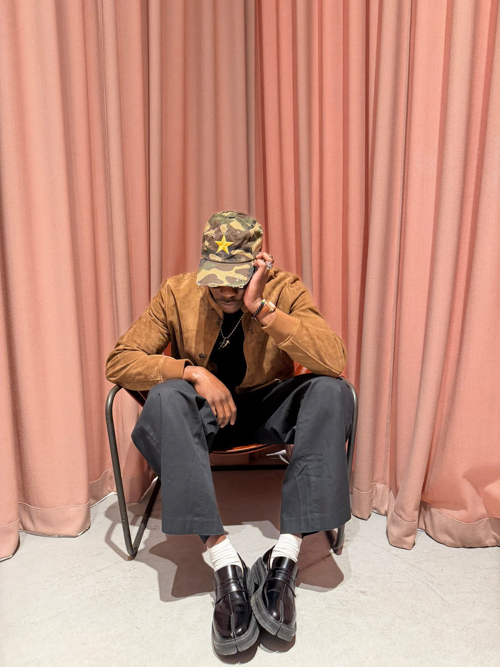 "AVANT TOI" ARMY BASEBALL CAP