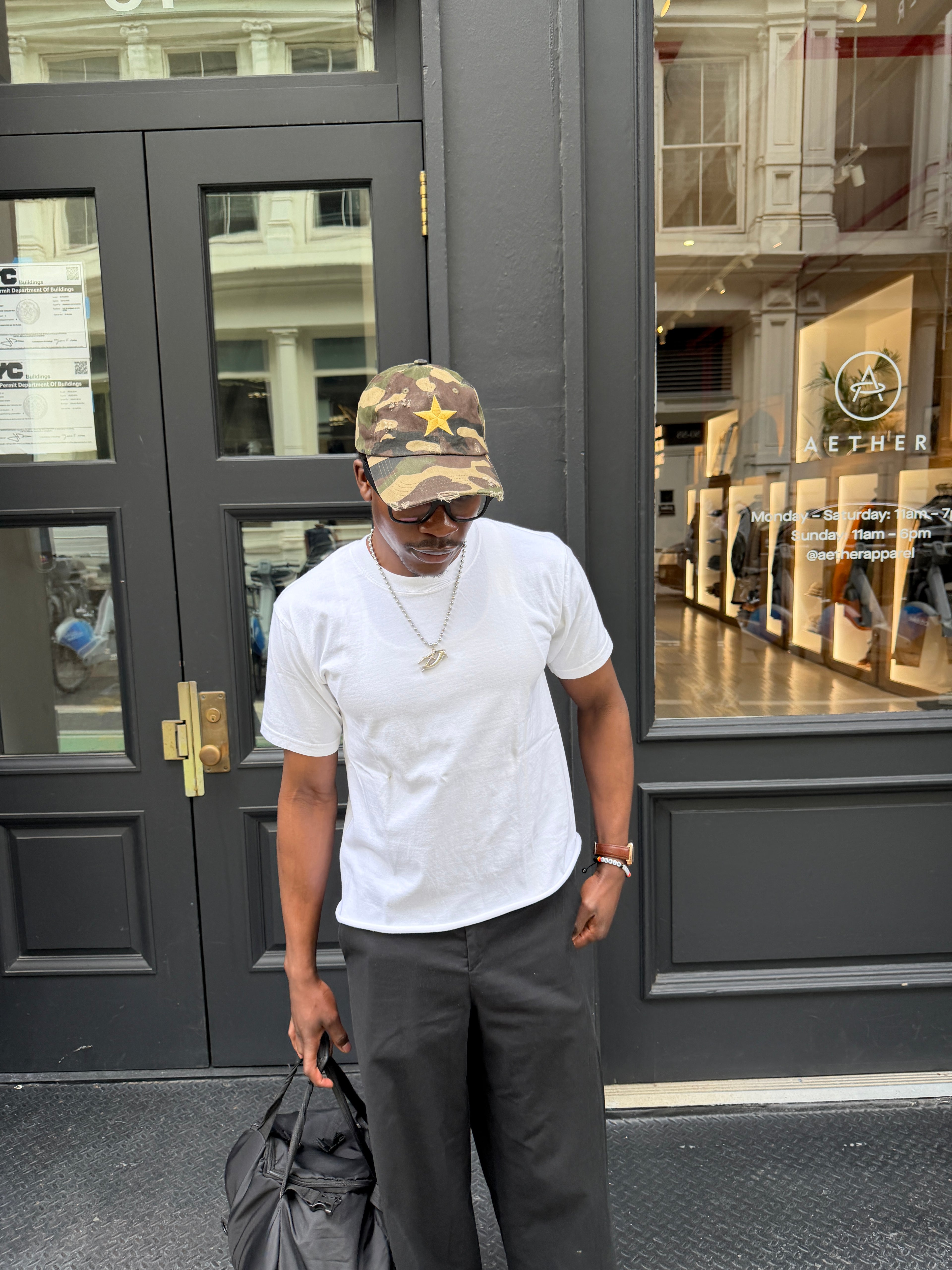 "AVANT TOI" ARMY BASEBALL CAP