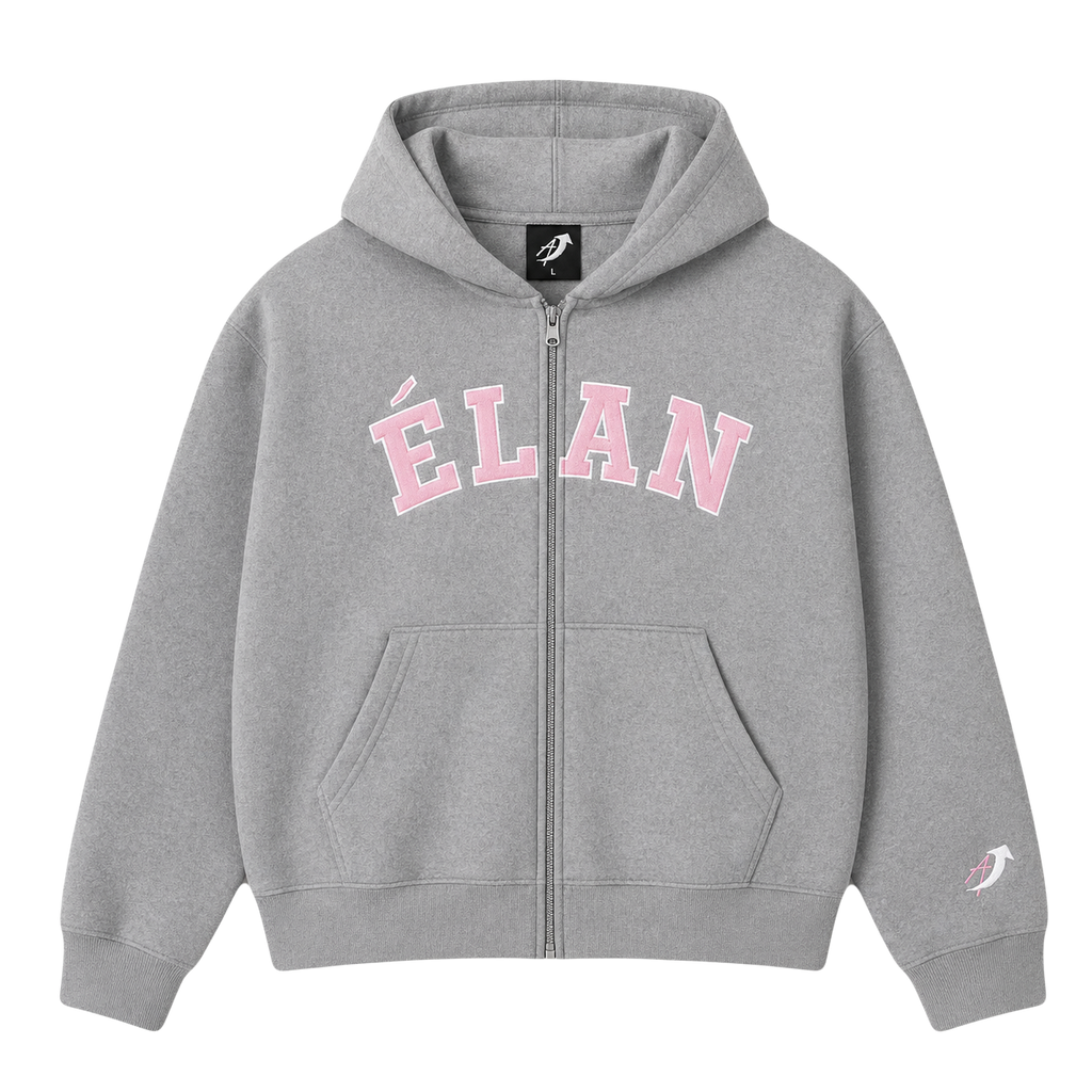 ÉLAN GREY HOODIE